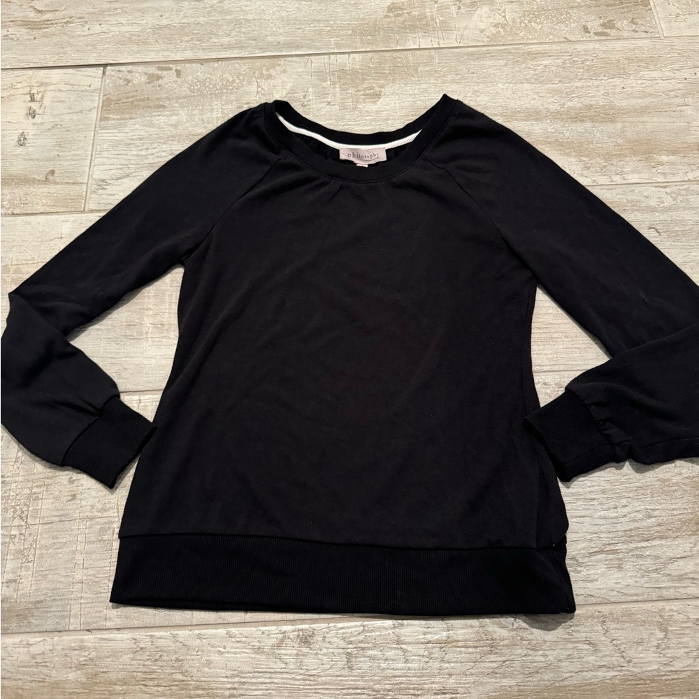 Black Crewneck Pullover